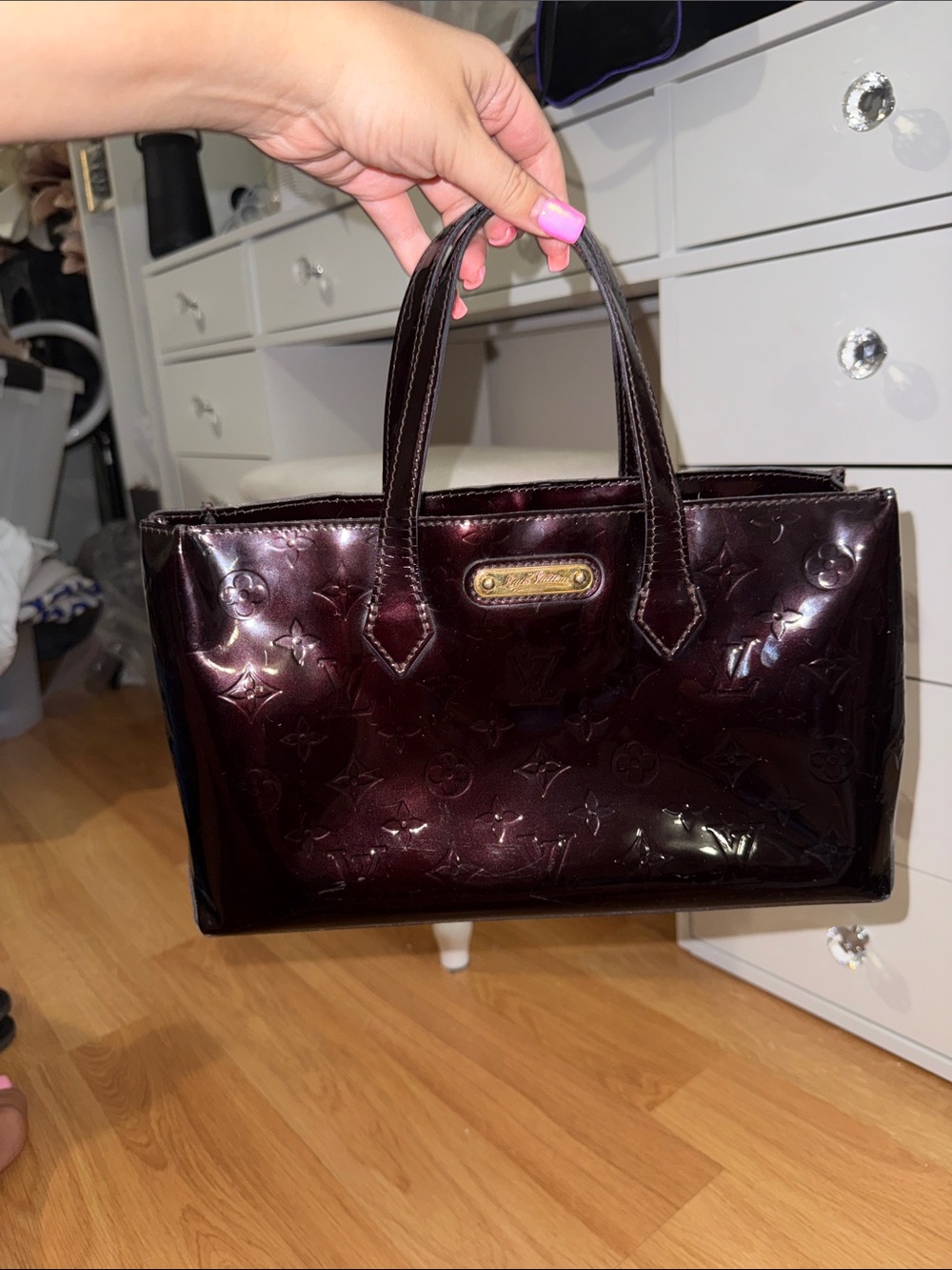 🍇 Louis Vuitton Wilshire PM Amarante Vernis